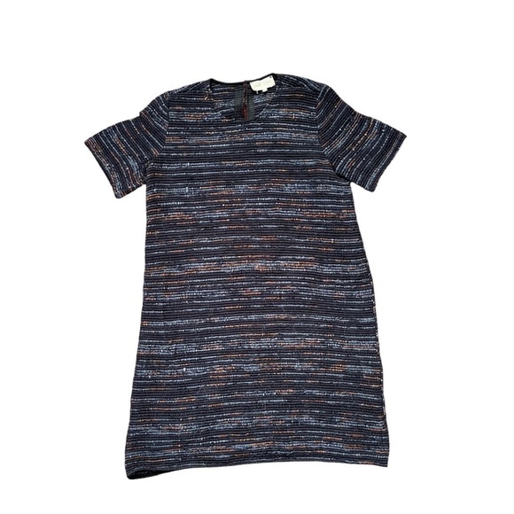 Laura Siegel Recycled Organic Cotton Saree Shortsleeved Mini Shift Dress M - Picture 3 of 11